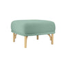 TOV Desiree Performance Velvet Ottoman, Blue option, image 1