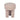 TOV Claire Brown Checkered Boucle Stool, image 1