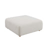 TOV Hangover Cream Performance Boucle Ottoman, image 1