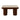 TOV Memphis 33.5" Glossy Square Coffee Table, Brown option, image 3