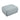 TOV Travie Sea Foam Performance Corduroy Velvet Ottoman