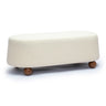 TOV Jaine 48" Performance Boucle Large Ottoman, Cream option, image 1