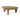 TOV Oani Walnut and Glass Triangular Coffee Table