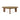 TOV Oani Walnut and Glass Triangular Coffee Table