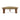 TOV Oani Walnut and Glass Triangular Coffee Table