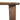 TOV Oani Walnut and Glass Triangular Coffee Table