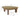 TOV Oani Walnut and Glass Triangular Coffee Table