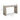 TOV Raya Warm Grey Glass Console Desk