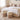 TOV Gigi Cream and Tan Chenille Storage Ottoman - Set of 2, image 2