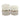 TOV Gigi Cream and Tan Chenille Storage Ottoman - Set of 2, image 4