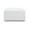 TOV Mindy Performance Chenille Basketweave Ottoman, Cream option, image 1