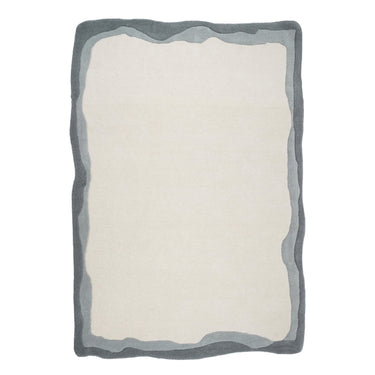 TOV Tarba Rectangular Floor Rug Grey 5' x 7'