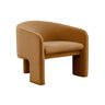 TOV Marla Performance Velvet Accent Chair, Cognac option, image 1