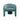 TOV Marla Performance Velvet Accent Chair, Sea Blue option, image 3