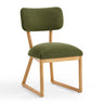 TOV Bobbie Upcycled Performance Fabric Dining Chair Green