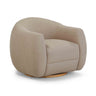 TOV Judy Boucle Swivel Accent Chair, Taupe option, image 1