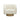 TOV Presley Cream Velvet Swivel Accent Chair