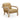 TOV Bekah Tan Genuine Leather Accent Chair
