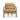 TOV Bekah Tan Genuine Leather Accent Chair