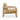 TOV Bekah Tan Genuine Leather Accent Chair