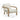 TOV Bekah Cream Texture Weave Accent Chair