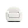 TOV Tiago Performance Velvet Swivel Accent Chair, Cream option, image 1