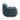 TOV Tiago Performance Velvet Swivel Accent Chair, Dark Teal option, image 4