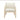 TOV Dixie Cream Chenille Velvet Accent Chair