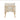 TOV Dixie Cream Chenille Velvet Accent Chair