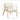 TOV Dixie Cream Chenille Velvet Accent Chair