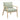 TOV Dixie Mint Green Chenille Velvet Accent Chair