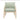 TOV Dixie Mint Green Chenille Velvet Accent Chair