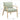 TOV Dixie Mint Green Chenille Velvet Accent Chair