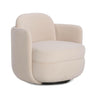 TOV Wolfie Performance Velvet Swivel Accent Chair, Blush option, image 1