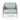 TOV Chakka Contract-Grade Genuine Leather Accent Chair Blue