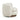 TOV Nura Cream Performance Vegan Mohair Swivel Accent Chair, image 4