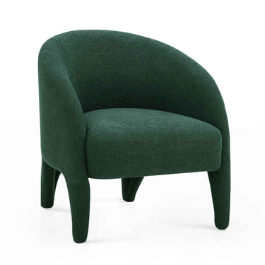 TOV Kris Contract-Grade Chenille Accent Chair, Forest Green option, image 1