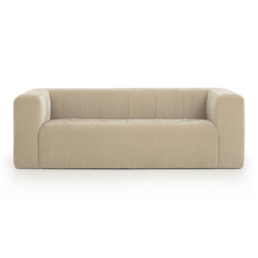 TOV Alder 89" Upcycled Contract-Grade Chenille Sofa, Sand option, image 1