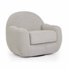 TOV Tiago Warm Grey Performance Boucle Swivel Accent Chair, image 1