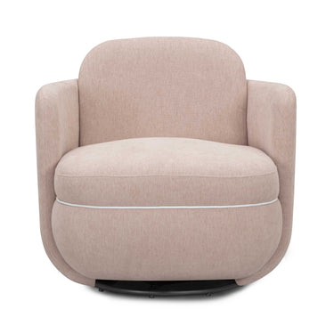 TOV Wolfie Performance Chenille Swivel Accent Chair, Pink option, image 1