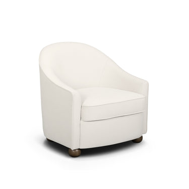 TOV Cettie Performance Velvet Accent Chair, Cream option, image 1