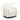 TOV Cettie Performance Velvet Accent Chair, Cream option, image 7
