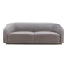 TOV Yara 90.6" Pleated Performance Velvet Sofa Grey