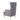 TOV Alina Grey Tall Tufted Back Chair