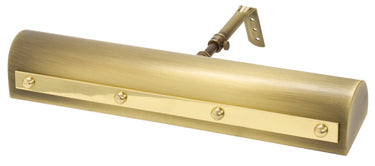 House of Troy Traditional 14" Plug-In Picture Lights with Rivet Motif (Ball & Strap)