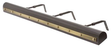 House of Troy Traditional 36" Plug-In Picture Lights with Rivet Motif (Ball & Strap)