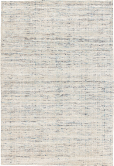 Dotty wool rug in Azur, full view