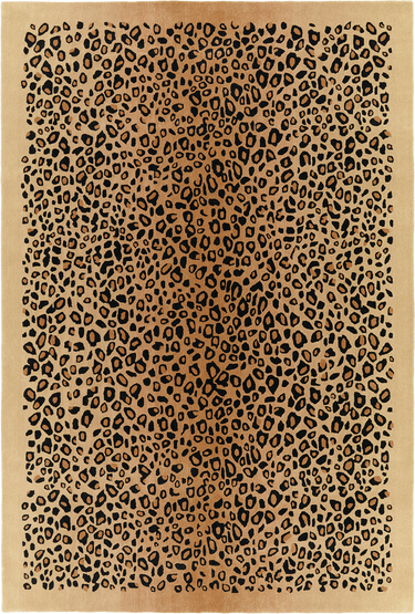 Leo wool rug, full view