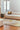 Sirocco wool rug, styled in a room