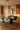 Fauve wool rug, styled in a room